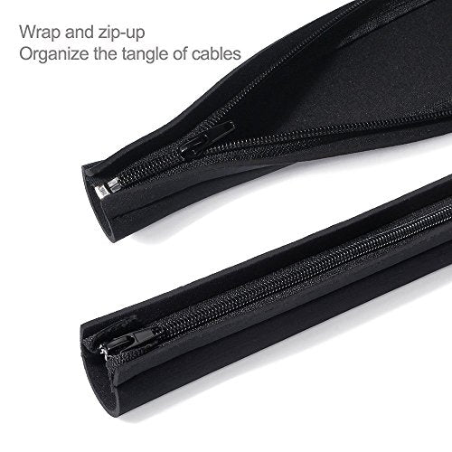 JOTO 4 Pack Cable Management Sleeve 19-20 Inches -Black - Image 4