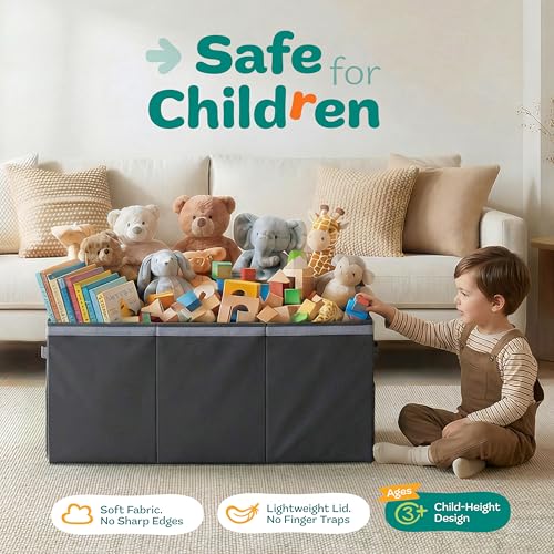 SoftOwl Extra Large Toy Storage Organizer with Lid - Image 3