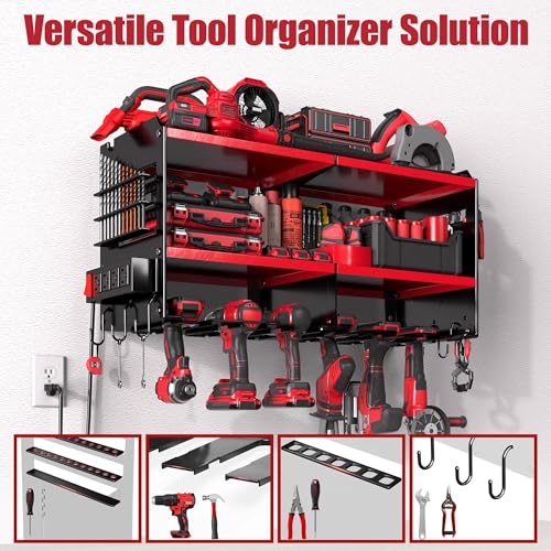 Spampur Fathers Day Gift – Power Tool Organizer Wall Mount - Image 6