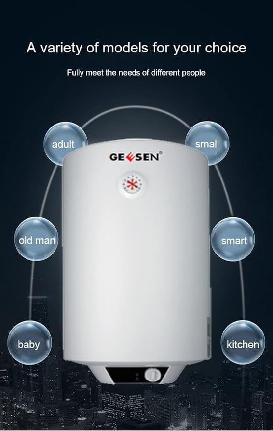 2000W Electric Hot 30L/50L/150L Water Heater Storage, RV TR Endless Trailer Indoor Waterproof Shower Water Heater Compact Point-of-Use, Bathroom Shower (30L) plug in 120v