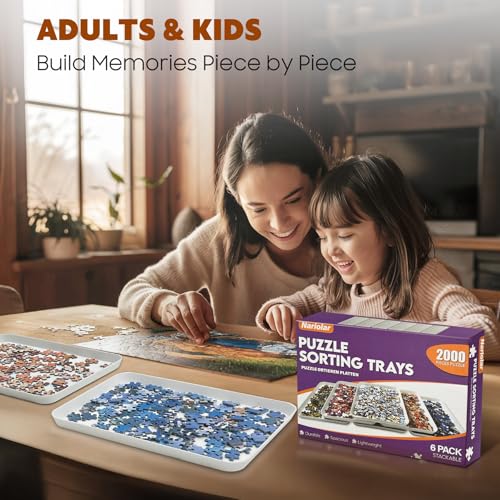 11.5 x 8.3 in Puzzle Sorting Trays Stackable - Image 3
