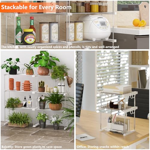 BLULEE Expandable Under Sink Organizer, No-Drill Adjustable Shelf - Image 5