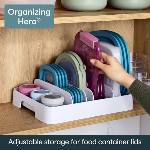 YouCopia StoraLid 24 Container Lid Organizer, Adjustable Plastic - Image 3