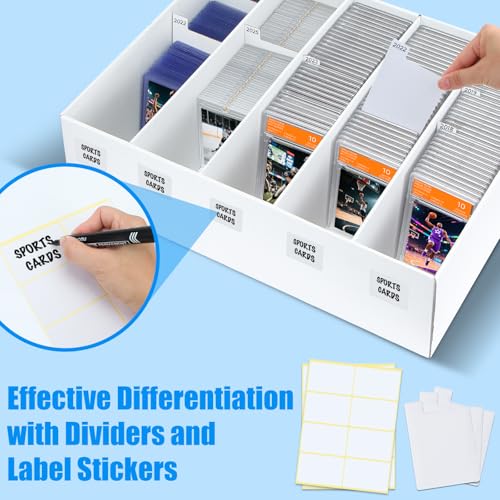 3 Pack Trading Card Storage Box - 5 Rows Graded Card Case - Image 6