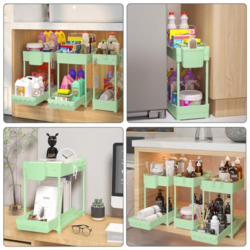 Sevenblue 3-Pack 2-Tier Under Sink Organizers with S | All Products - Image 7
