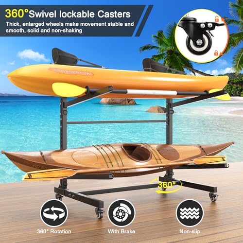 LotFun Kayak Storage Rack, Freestanding Heavy Duty | Home Organization - Image 5