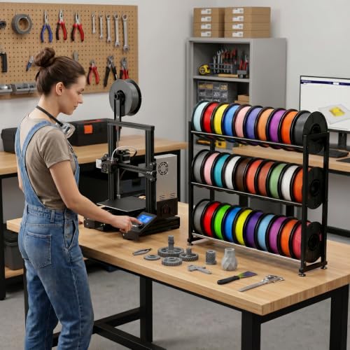 3-Tier 3D Filament Storage Rack - Heavy Duty Metal S | All Products - Image 4