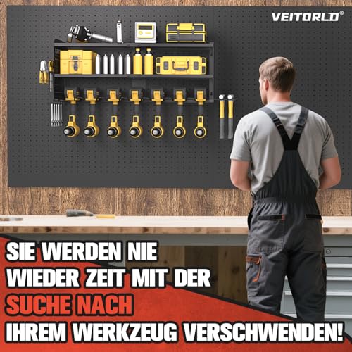 Large Power Tool Organizer Wall Mount, 3-Tier Heavy Duty - Image 7