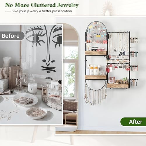 Keebofly Large Jewelry Organizer - Big Wall Mount Ha | Jewelry Organiz - Image 7