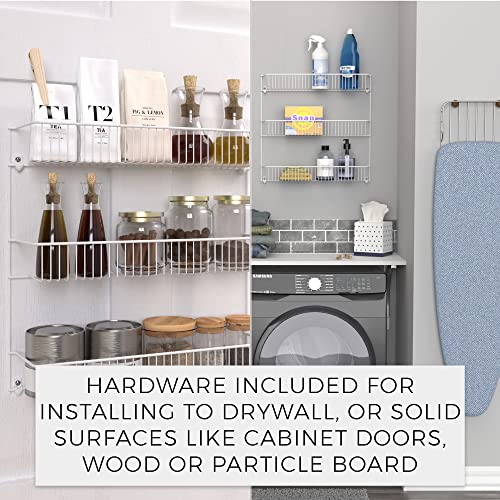 ClosetMaid 3-Tier Hanging Wall Mounted Metal Rack fo | Storage & Organ - Image 6