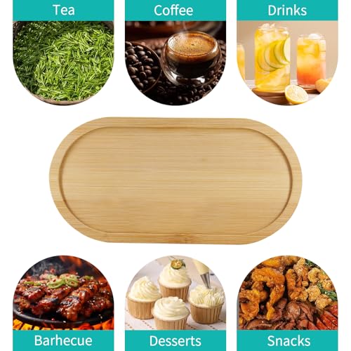 1Pc Bamboo soap Dispenser Tray, Bathroom Countertop Tray Kitchen - Image 5