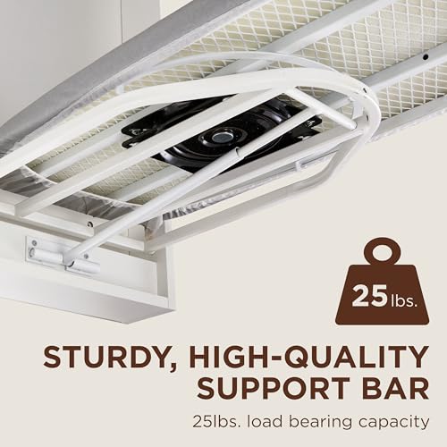 Ivation Wall Mount Swivel Ironing Board Cabinet, Fold Down - Image 5