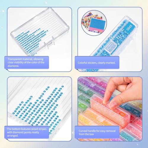 QTFOUND Diamond Art Painting Storage 1pack 27pcs Storage - Image 4