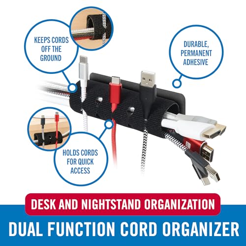 VELCRO Brand Cord Organizer, 5 Cable Slots, Wire Man | All Products - Image 3
