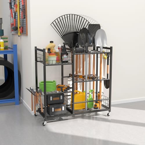 Garden Tool Organizer, Garage Tool Storage Organization - Image 3