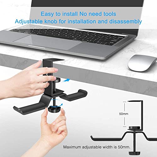 aceyoon Foldable Headphone Stand for Desk, Aluminum - Image 5