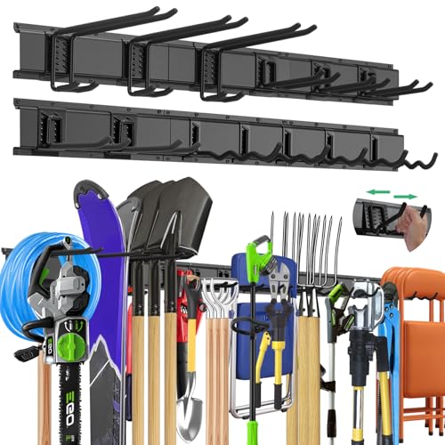 "96 Garage Tool Organizer Wall Mount - Heavy Duty 1020 lbs - Image 2