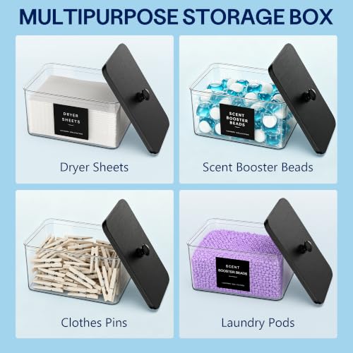 3 +1 Black Pack Laundry Detergent Dispenser with Dryer - Image 5