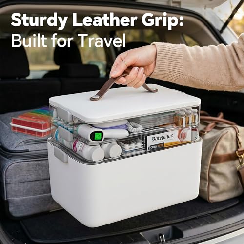 CTIME 3-Tier Medicine Organizer - Portable Medicine Cabinet - Image 7