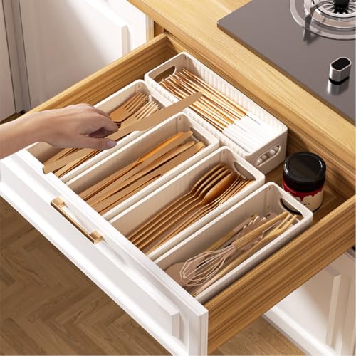 Collapsible Plastic Storage Baskets 2-Pack, Narrow Organizer Bins - Image 5