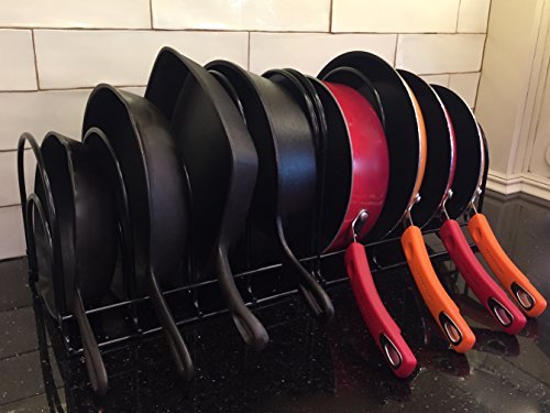 Heavy-Duty Pots and Pans Organizer | 5-Tier Cookware & Lid - Image 3