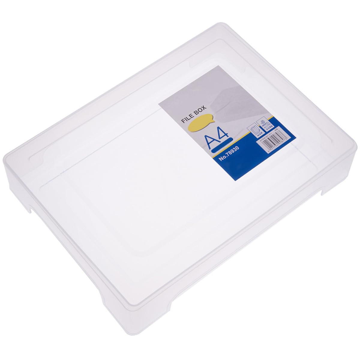 Transparent Pp File Storage Box A4 12.59 X 9.25 X 2.51 in - Image 1
