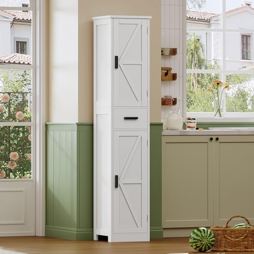 TEENFON 67 Tall Bathroom Cabinet with 6 Shelves & 1 - Image 6