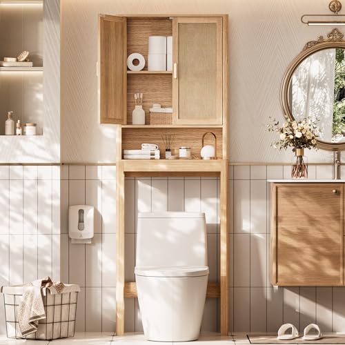 Over the Toilet Storage Cabinet, Bathroom Storage Cabinet - Image 4