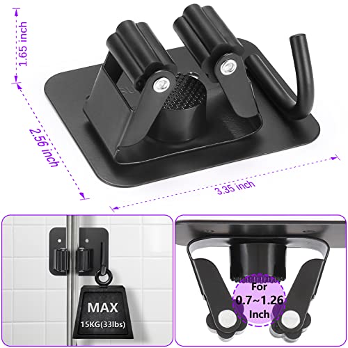 Stainless Steel Broom Holder, Heavy Duty - Image 3