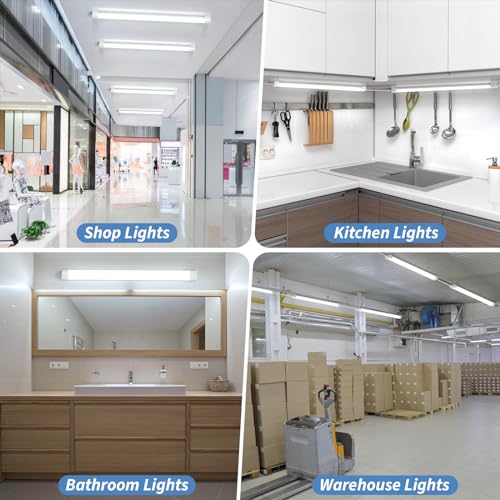 Airand LED Shop Lights for Garage 4FT with Plug, Utility Linkable - Image 3