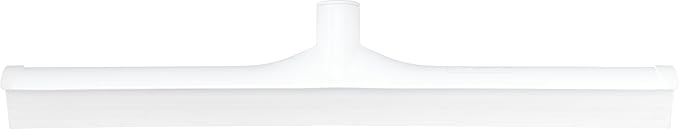SPARTA 3656702 Plastic Floor Squeegee, Shower Squeegee, Heavy Duty Squeegee With Rubber Blade For Windows, Glass, Shower Doors, Floors, Windshields, 20 Inches, White, (Pack of 6)