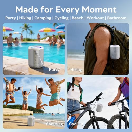 Portable Bluetooth Speaker, IPX7 Waterproof Wireless Speaker - Image 8
