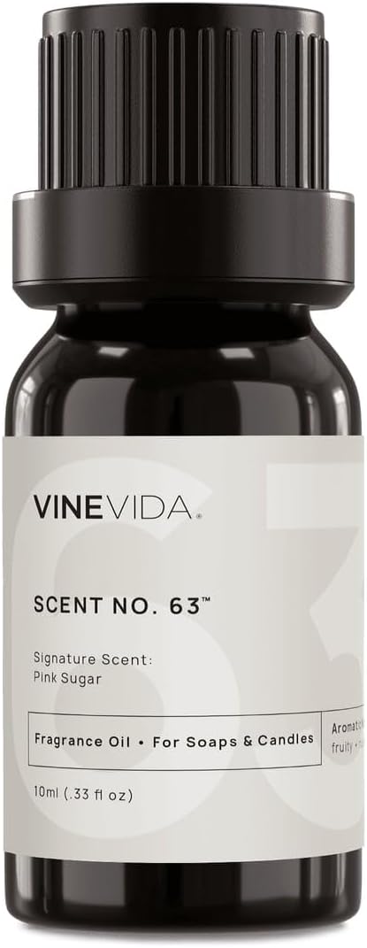 VINEVIDA 0.33oz Fragrance Oil No.63 for Candle & Soap Making - Natural USA Candle Scents