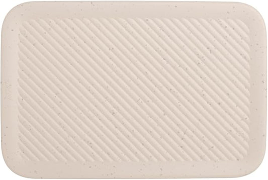 Superio Ribbed Collection Lid for Eco-Friendly Decorative Plastic Basket Open Home Storage Bins Organizer Baskets, Meduim - for Organizing Closet Storage Bins for Shelves Drawer Shelf 5 Liter