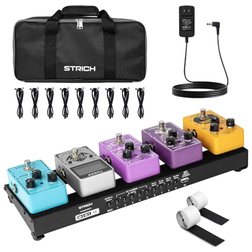 Pedal Board with Built-in Power Supply, Small Guitar - Image 2