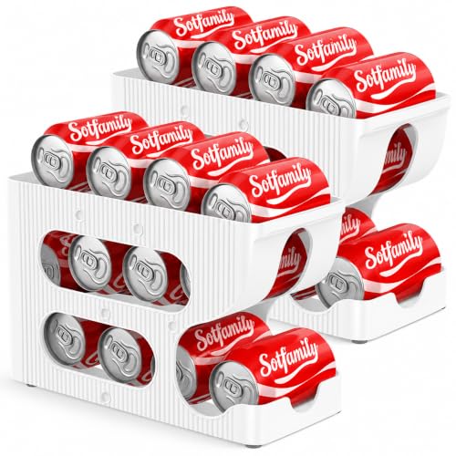 Sotfamily FIFO Soda Can Organizer for Pantry or Fridge, Holds 24 - Image 2