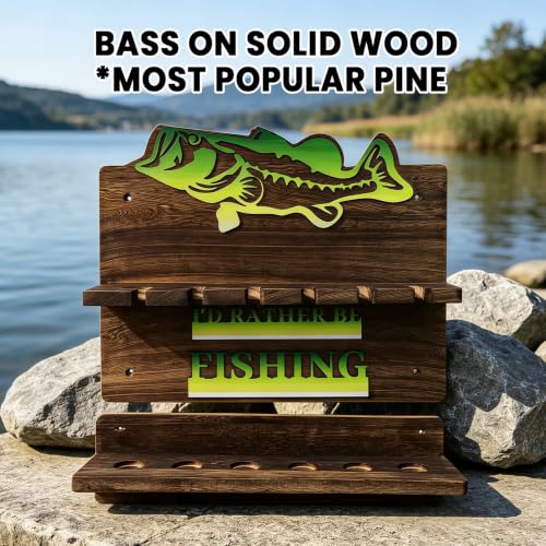 Fishing Rod Holder for Garage, Fishing Pole Rack Fishing - Image 3