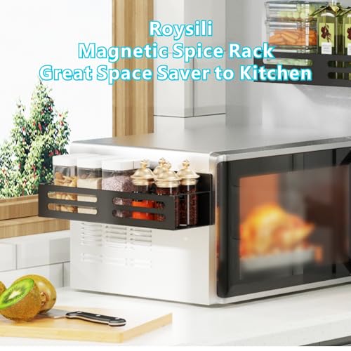 Magnetic Spice Rack for Refrigerator Magnetic Fridge Shelf - Image 5