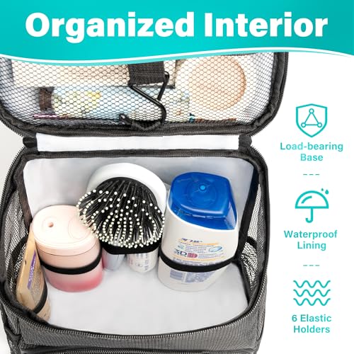 Hanging Toiletry Bag, Shower Caddy Tote Bag (Updated Version - Image 6