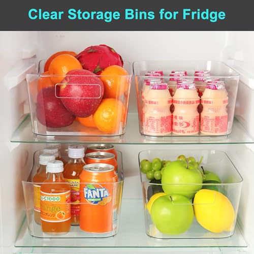 Pantry Organizers Storage, Clear Storage Organizer Bins 12 PACK - Image 5