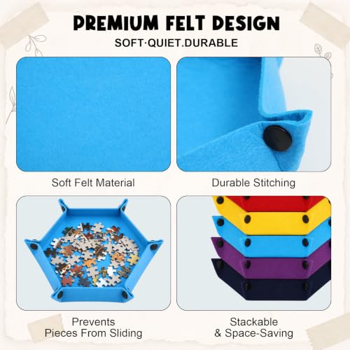 Novabright Puzzle Sorting Trays Set, 6 Stackable | Tools & Home Repair - Image 5