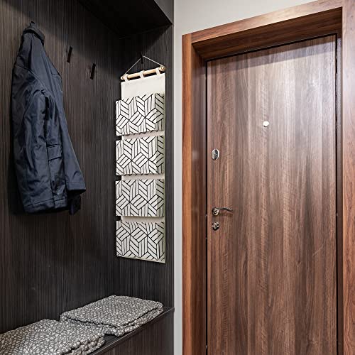 CROWNED 2Pcs Over Door Hanging Storage Bags Wall Mou | All Products - Image 7