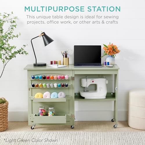 Best Choice Products Folding Sewing Table Multipurpose - Image 5
