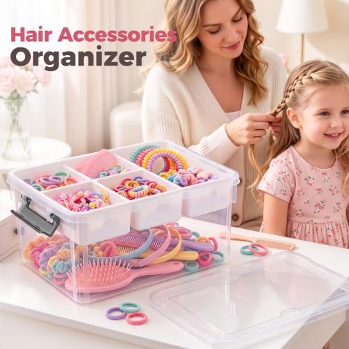 Citylife 17QT Clear Craft Organizers and Storage Box - Image 7