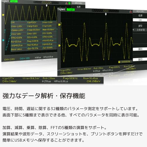 Siglent Technologies SDS1102CML+ Digital Storage Oscilloscope - Image 6