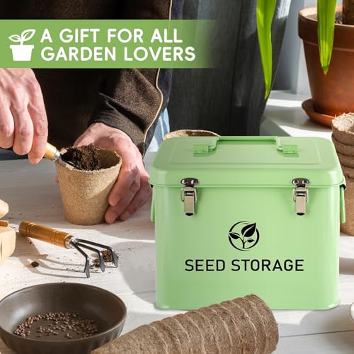 Seed Storage Organizer, Metal Seed Vault Bank Saving - Image 3