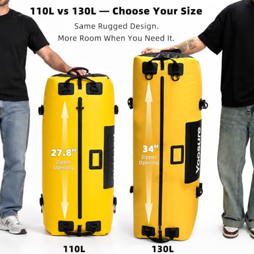 Waterproof Duffel Bag 110L - Marine Dry Bag with 700D PVC - Image 4