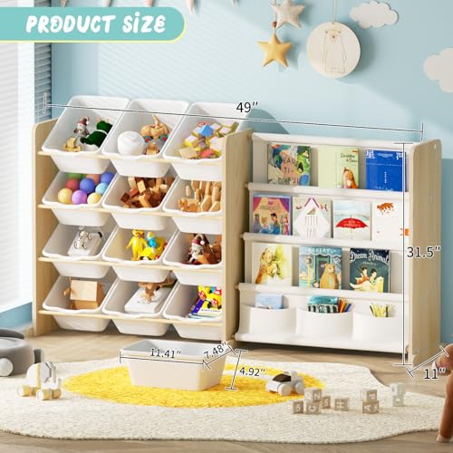 EXPERLAM Kids Toy Storage Organizer - Toy Organizer - Image 3