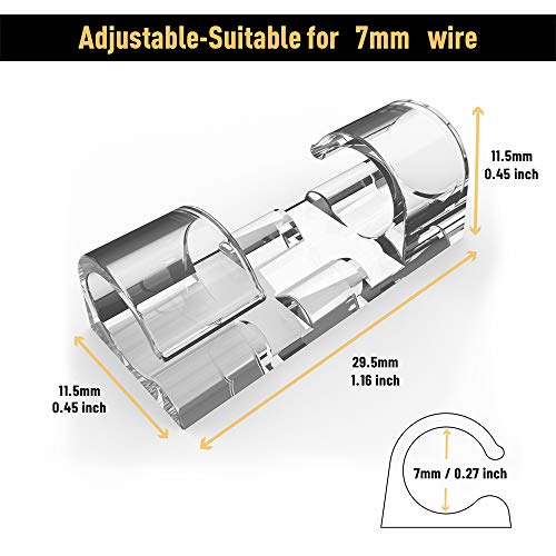 Cable Clips with Strong Self-Adhesive, XIAOXI Cable Management TV - Image 6