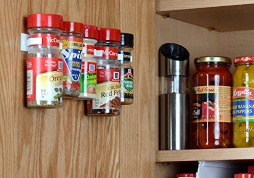 Organizer Rack 20 Cabinet Door Spice Clips - Image 3